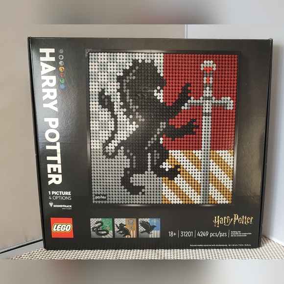 Lego 31201 Harry Potter Hogwarts Crest Art 1 Picture 4 Options - Picture 2 of 3